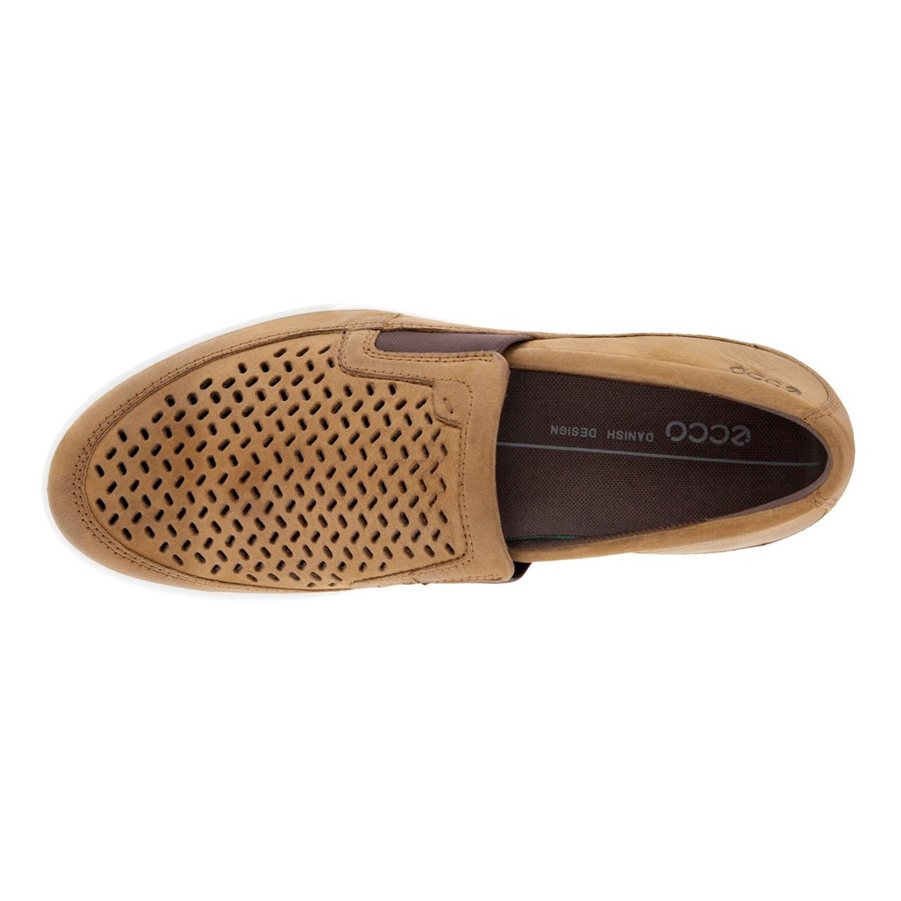 Slip On Hombre - ECCO Cathum - Marrom - TWH574283